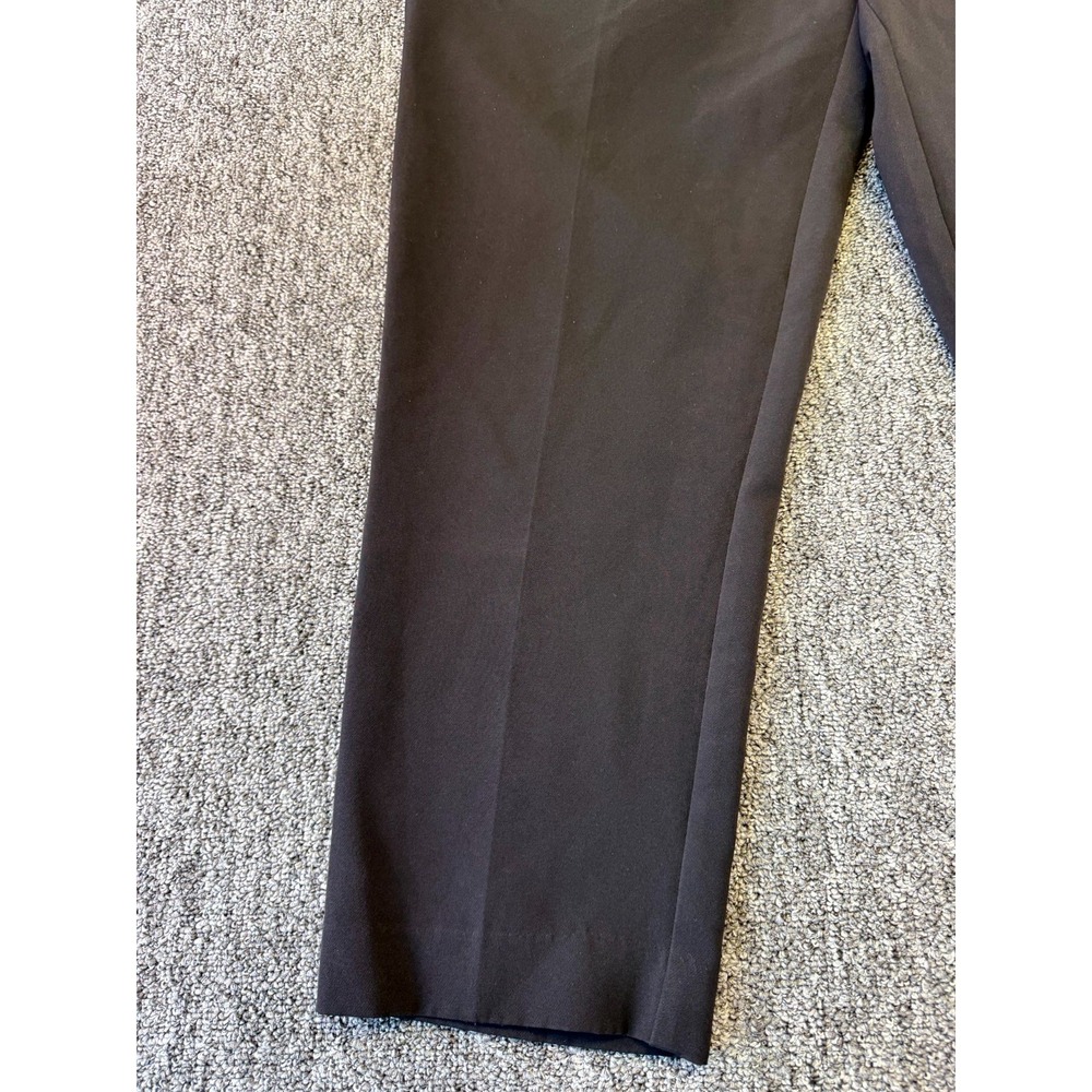 Zac & Rachel Dress Pants Womens 16 Black Stretch Mid Rise Straight Leg Office - Picture 3 of 16